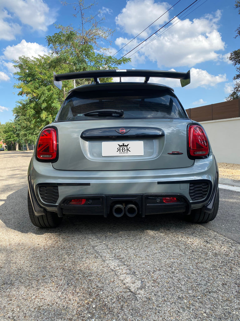 Automotive styling carbon fiber RK rear spoiler roof window wing racing auto  body kit for F56 Mini Cooper S (S only)