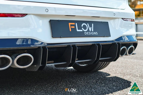 Flow Designs - Rear Diffuser Volkswagen Golf R MK8 Rear Diffuser Flow Designs royalty-bespoke.myshopify.com 