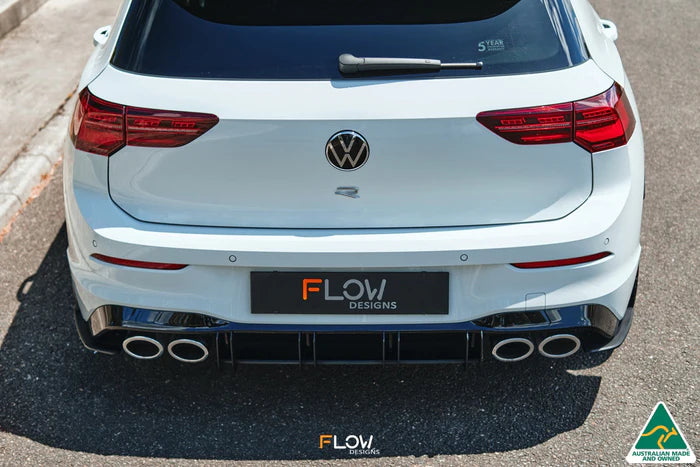 Flow Designs - Rear Side Splitters Volkswagen Golf R MK8 | Royal Body Kits