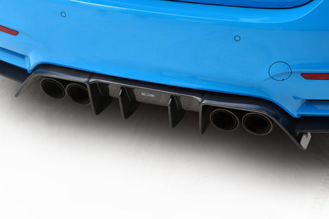 Adro - Carbon Fiber Rear Diffuser V.1 BMW M4 F82