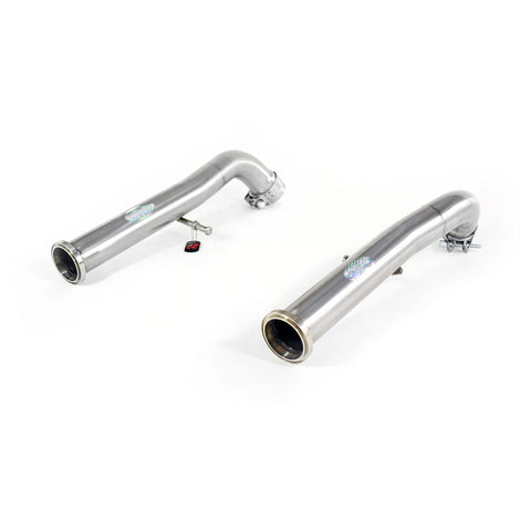 Quicksilver - Secondary Catalyst Delete Pipes Mercedes Benz G63 AMG W464