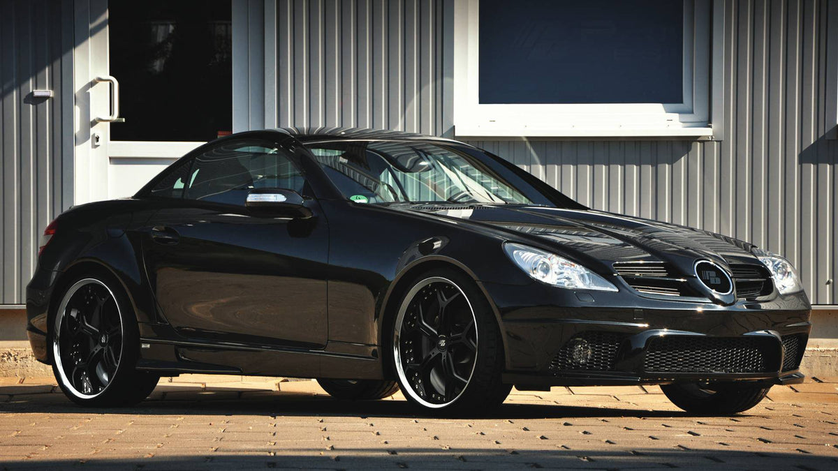 Rear Trunk Spoiler Wing Kit For Mercedes Benz SLK R171 S 2005-2010 Gloss Black