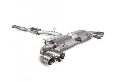 Scorpion Exhaust - Valved Resonated Cat-Back System Audi S1 2.0 TFSI Quattro (Non-GPF Model)