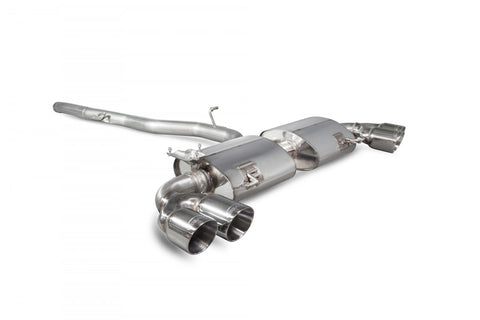 Scorpion Exhaust - Valved Non-Resonated Cat-Back System Audi S1 2.0 TFSI Quattro (Non-GPF Model)