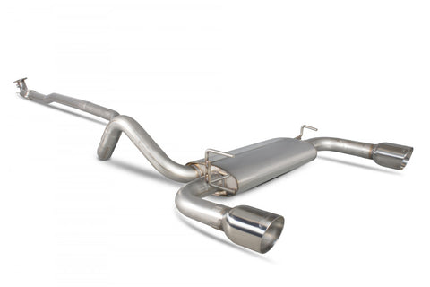 Scorpion Exhaust - Non-Resonated Cat-Back System Abarth 500/595 (IHI Turbo)