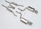 Milltek - Cat-Back Audi S4 4.2 V8 Quattro B7 Exhaust System Milltek royalty-bespoke.myshopify.com Resonated Resonated  