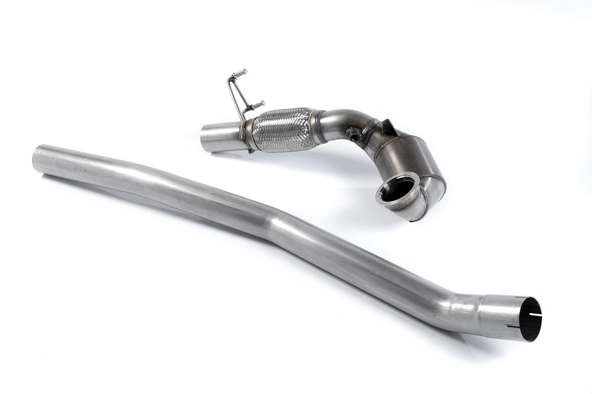 Milltek - Large Bore Downpipe with Catalyst Volkswagen Golf R MK7 2 ...