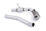 Milltek - Large Bore Downpipe with Catalyst Audi S1 8X 2.0 TFSI Quattro Downpipe Milltek royalty-bespoke.myshopify.com Resonated Resonated  