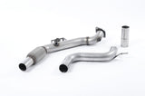 Milltek - Large Bore Downpipe with Catalyst Ford Mustang 2.3 Ecoboost Fastback