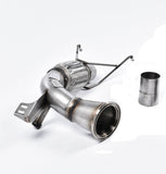 Milltek - Large Bore Downpipe with Catalyst Mini Cooper S 2.0T F56 Pre-LCI Downpipe Milltek royalty-bespoke.myshopify.com For Milltek Cat-Back / Non-Resonated For Milltek Cat-Back Non-Resonated 