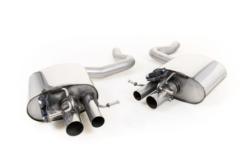 Milltek - Rear Silencers for OE Valve Control Mercedes Benz C63/S AMG W205 Saloon (Non-OPF Models)