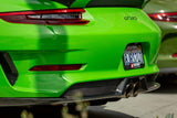 1016 Industries - Rear Bumper Vents Surroundings Porsche 991.2 GT3 RS