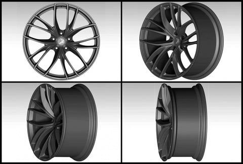 Topcar Design - Forged ultralight Fury Style wheels for Lamborghini Urus