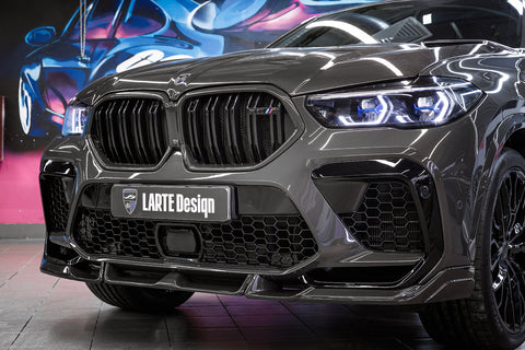 Larte Design - Front Bumper Splitter Complete BMW X6 M Competition G06