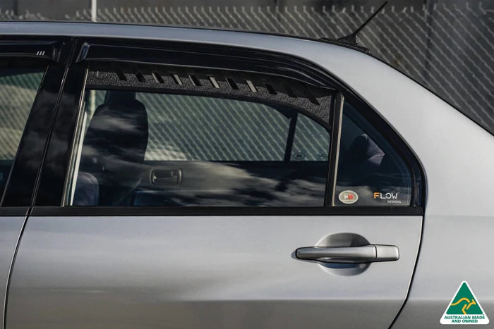 Flow Designs - Rear Window Vents Mitsubishi Lancer Evolution VII, VIII ...