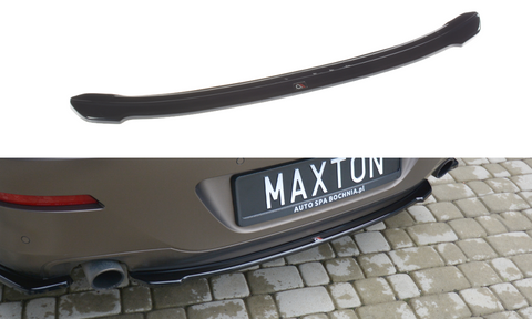 Maxton Design - Central Rear Splitter BMW Series 6 Gran Coupé M-Pack F06