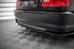 Maxton Design - Central Rear Splitter (with vertical bars) BMW Series 3 E46 M-Pack Coupe