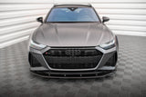 Maxton Design - Carbon Fiber Front Splitter Audi RS6 C8 / RS7 C8 Front Spoiler Maxton Design royalty-bespoke.myshopify.com