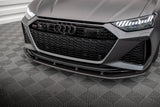 Maxton Design - Carbon Fiber Front Splitter Audi RS6 C8 / RS7 C8 Front Spoiler Maxton Design royalty-bespoke.myshopify.com