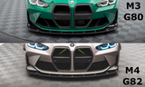 Maxton Design - Carbon Fiber Front Splitter V.1 BMW M4 G82 / M3 G80 Front Spoiler Maxton Design royalty-bespoke.myshopify.com