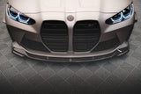 Maxton Design - Carbon Fiber Front Splitter V.2 BMW M4 G82 / M3 G80 Front Spoiler Maxton Design royalty-bespoke.myshopify.com
