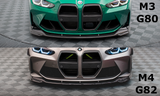 Maxton Design - Carbon Fiber Front Splitter V.2 BMW M4 G82 / M3 G80 Front Spoiler Maxton Design royalty-bespoke.myshopify.com