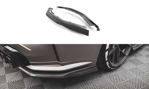 Maxton Design - Carbon Fiber Rear Side Splitters BMW M4 G82 Rear Side Splitters Maxton Design royalty-bespoke.myshopify.com