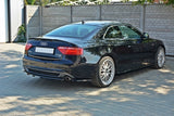 Maxton Design - Central Rear Splitter (with vertical bars) Audi A5 S-Line 8T Coupe / Sportback Rear Diffuser Maxton Design royalty-bespoke.myshopify.com