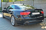 Maxton Design - Central Rear Splitter (without vertical bars) Audi A5 S-Line 8T Coupe / Sportback