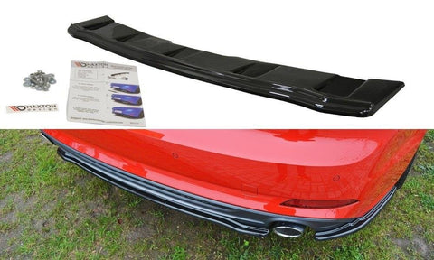 Maxton Design - Central Rear Splitter (without Vertical Bars) Audi A5 S-Line F5 Coupe / Sportback Rear Diffuser Maxton Design royalty-bespoke.myshopify.com