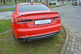 Maxton Design - Central Rear Splitter (without Vertical Bars) Audi A5 S-Line F5 Coupe / Sportback Rear Diffuser Maxton Design royalty-bespoke.myshopify.com
