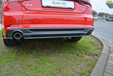 Maxton Design - Central Rear Splitter (without Vertical Bars) Audi A5 S-Line F5 Coupe / Sportback Rear Diffuser Maxton Design royalty-bespoke.myshopify.com