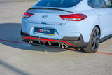 Maxton Design - Central Rear Splitter Hyundai I30N MK3 Fastback Rear Diffuser Maxton Design royalty-bespoke.myshopify.com