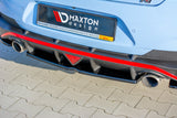 Maxton Design - Central Rear Splitter Hyundai I30N MK3 Fastback Rear Diffuser Maxton Design royalty-bespoke.myshopify.com