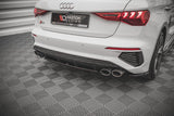 Maxton Design - Central Rear Splitter Audi S3 8Y Sportback Rear Diffuser Maxton Design royalty-bespoke.myshopify.com