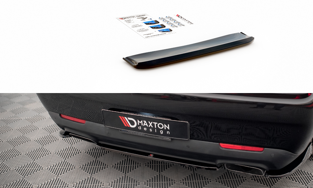 Maxton Design - Central Rear Splitter Dodge Challenger RT MK3 Facelift ...