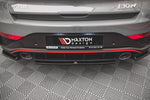 Maxton Design - Central Rear Splitter Hyundai I30N MK3 Facelift Hatchback