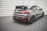 Maxton Design - Central Rear Splitter Hyundai I30N MK3 Facelift Hatchback Rear Diffuser Maxton Design royalty-bespoke.myshopify.com
