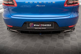 Maxton Design - Central Rear Splitter Porsche Macan MK1 Rear Diffuser Maxton Design royalty-bespoke.myshopify.com