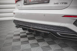Maxton Design - Central Rear Splitter (with Vertical Bars) Audi A3 S-Line Sportback 8Y Rear Diffuser Maxton Design royalty-bespoke.myshopify.com