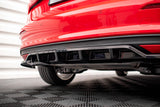 Maxton Design - Central Rear Splitter (with Vertical Bars) Audi A3 8Y Sportback