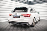 Maxton Design - Central Rear Splitter (with Vertical Bars) Audi A4 S-Line B9 Facelift Rear Diffuser Maxton Design royalty-bespoke.myshopify.com