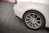 Maxton Design - Central Rear Splitter (with Vertical Bars) Audi A5 Coupe 8T (Facelift)