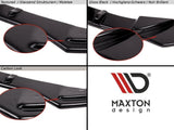 Maxton Design - Central Rear Splitter (with Vertical Bars) Audi A5 Coupe 8T (Facelift)