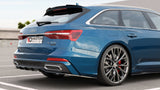 Maxton Design - Rear Splitter (with vertical bars) Audi A6 S-Line C8 Avant Rear Diffuser Maxton Design royalty-bespoke.myshopify.com