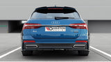 Maxton Design - Rear Splitter (with vertical bars) Audi A6 S-Line C8 Avant Rear Diffuser Maxton Design royalty-bespoke.myshopify.com