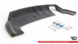 Maxton Design - Central Rear Splitter (with vertical bars) Audi Q3 8U (Facelift) Rear Diffuser Maxton Design royalty-bespoke.myshopify.com
