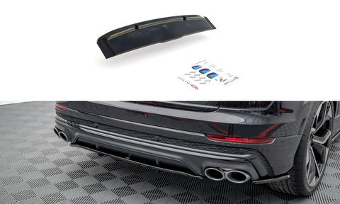 Maxton Design - Central Rear Splitter (With Vertical Bars) Audi SQ8 MK1
