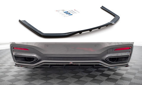 Maxton Design - Rear Splitter (with vertical bars) V.1 BMW Series 7 G11 M-Pack Facelift Rear Diffuser Maxton Design royalty-bespoke.myshopify.com
