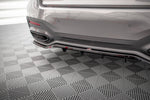 Maxton Design - Central Rear Splitter (with vertical bars) BMW Series 7 G11 M-Pack Facelift
